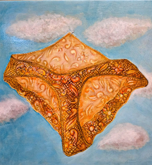 CulottéeHuile sur toile